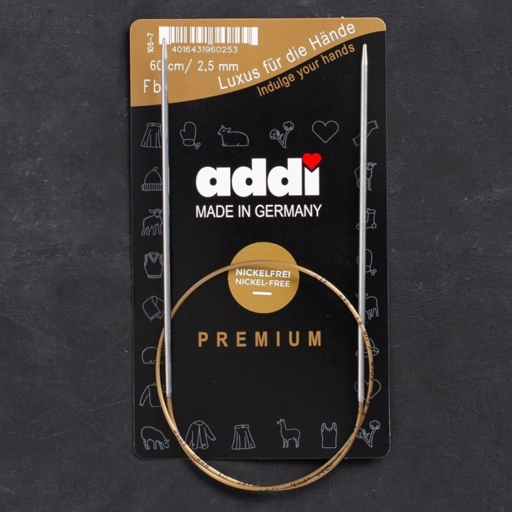 BFS Addi 2,5mm 60cm Klasik Misinalı Şiş- 105-7