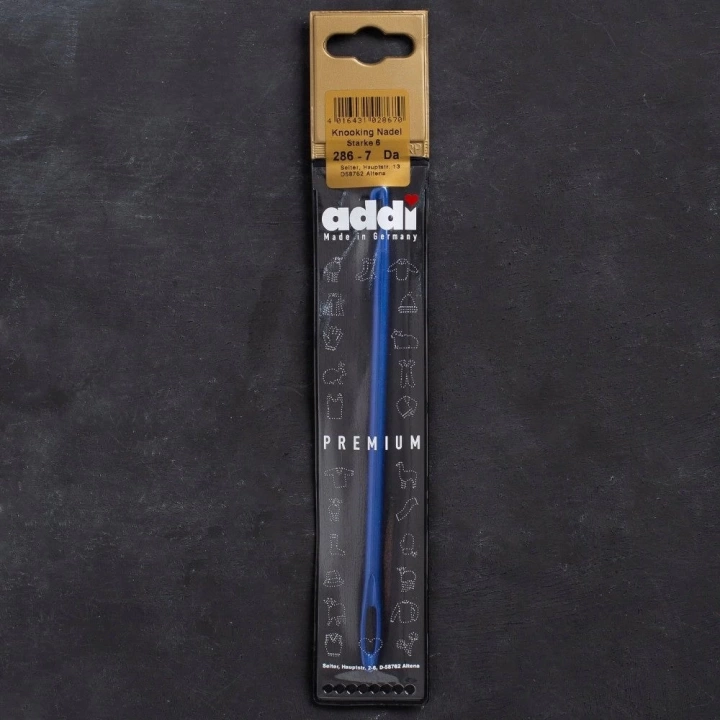 BFS Addi 6mm Mavi İğne Delikli Tığ - 286-7