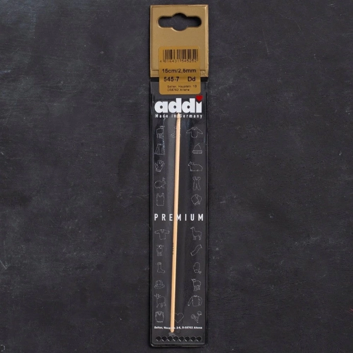 BFS Addi Bambus 2,5mm 15cm Bambu Yün Tığ - 545-7