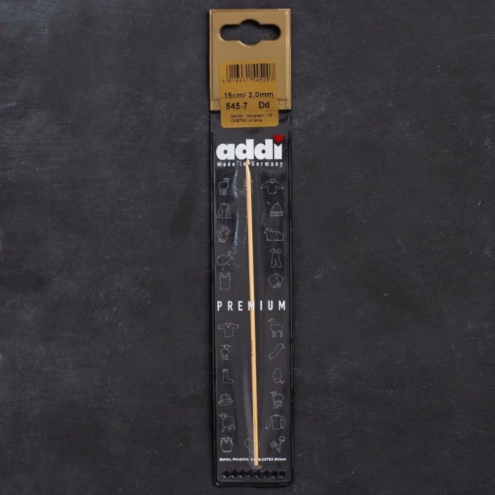 BFS Addi Bambus 2mm 15cm Bambu Yün Tığ - 545-7