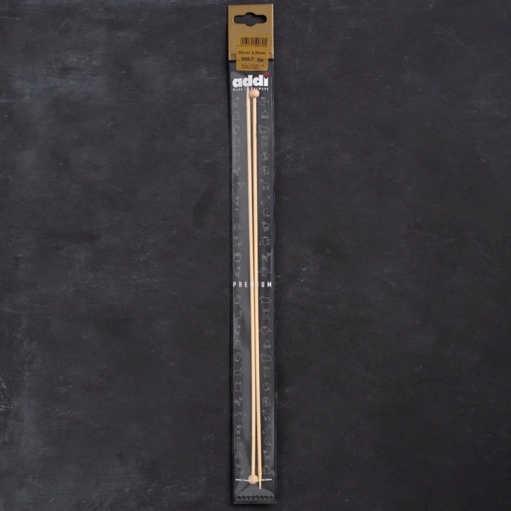 BFS Addi Bambus 3mm 35cm Bambu Örgü Şişi - 500-7