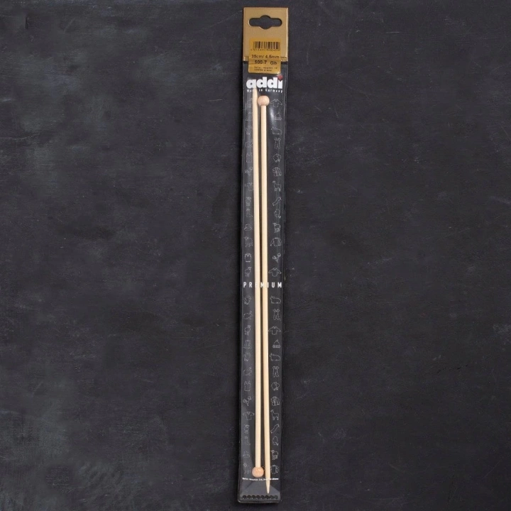 BFS Addi Bambus 4,5mm 35cm Bambu Örgü Şişi - 500-7
