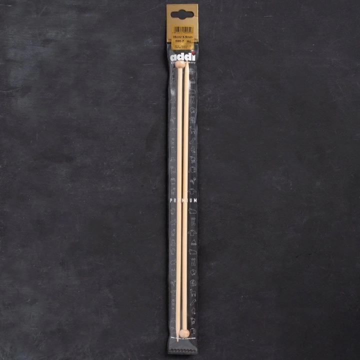 BFS Addi Bambus 5,5mm 35cm Bambu Örgü Şişi - 500-7