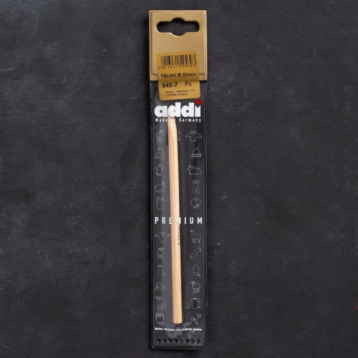 BFS Addi Bambus 6mm 15cm Bambu Yün Tığ - 545-7