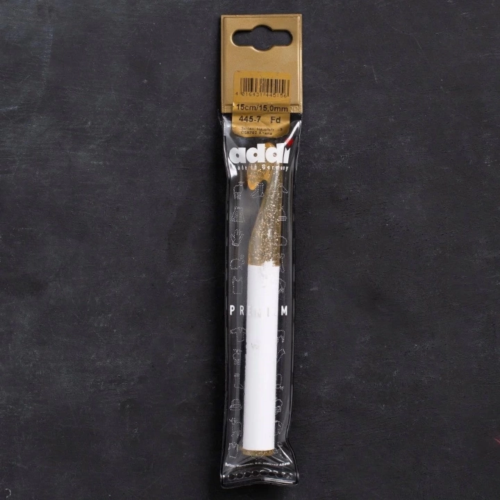 BFS Addi Champagner 15mm 15cm Plastik Simli Yün Tığ -