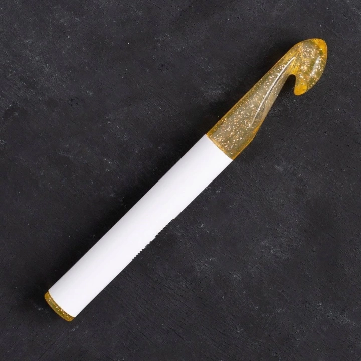 BFS Addi Champagner 15mm 15cm Plastik Simli Yün Tığ -