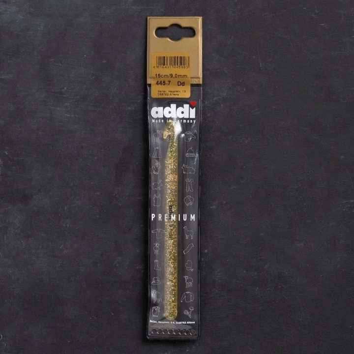 BFS Addi Champagner 9mm 15cm Plastik Simli Yün Tığ - 4
