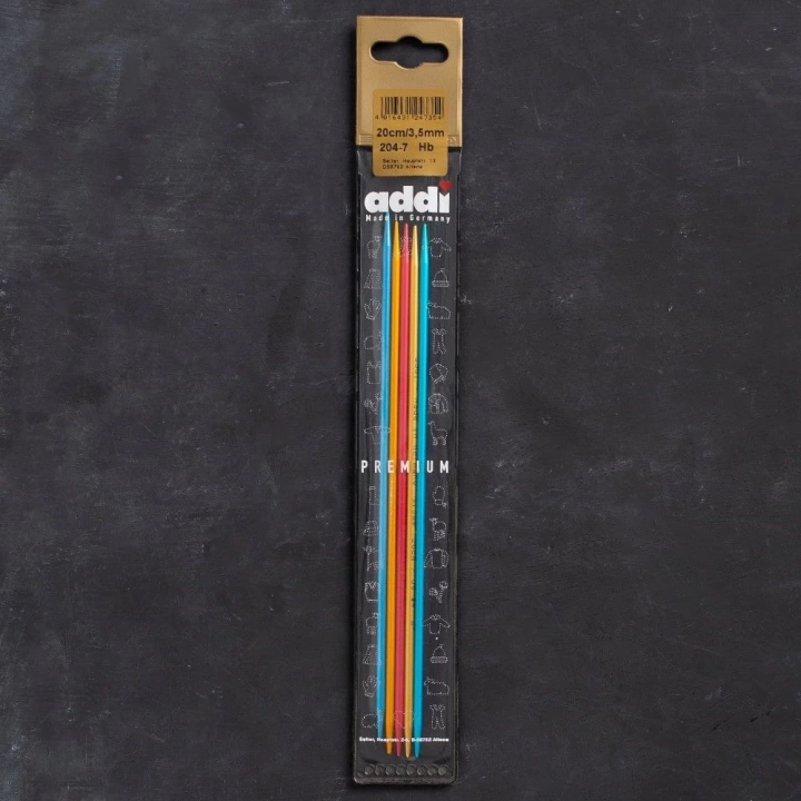 BFS Addi Colibri 3,5mm 20cm Renkli Çorap Şişi - 204-7