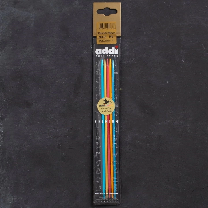 BFS Addi Colibri 3,75mm 20cm Renkli Çorap Şişi - 204-7