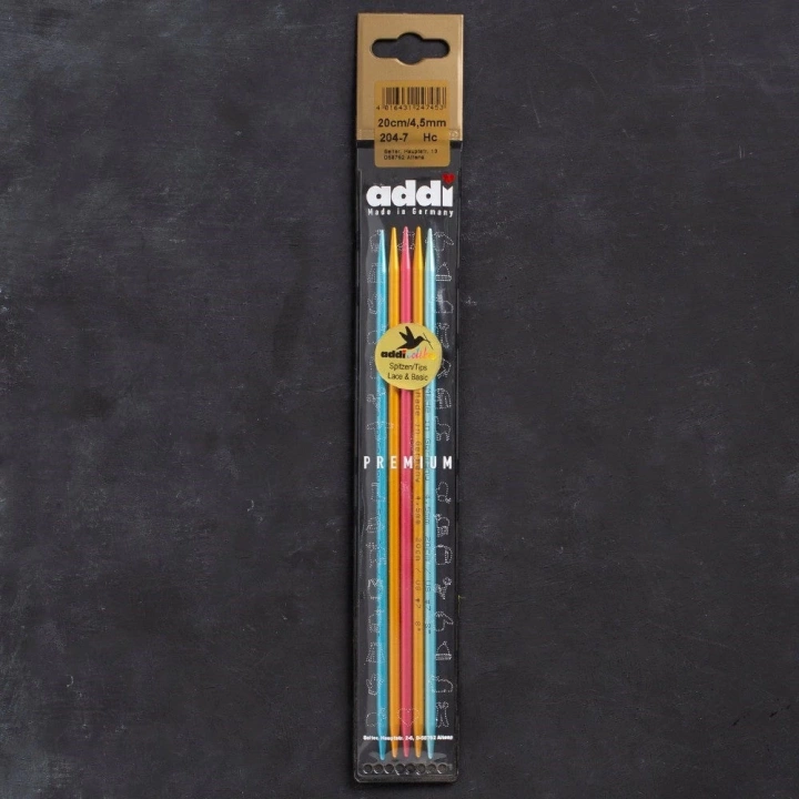BFS Addi Colibri 4,5mm 20cm Renkli Çorap Şişi - 204-7