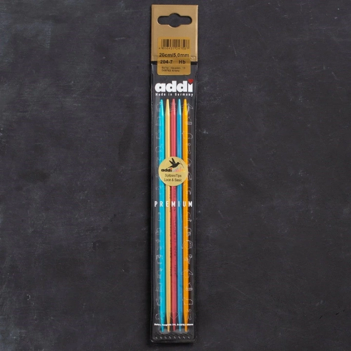 BFS Addi Colibri 5mm 20cm Renkli Çorap Şişi - 204-7