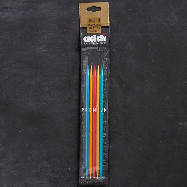 BFS Addi Colibri 7mm 23cm Renkli Çorap Şişi - 204-7