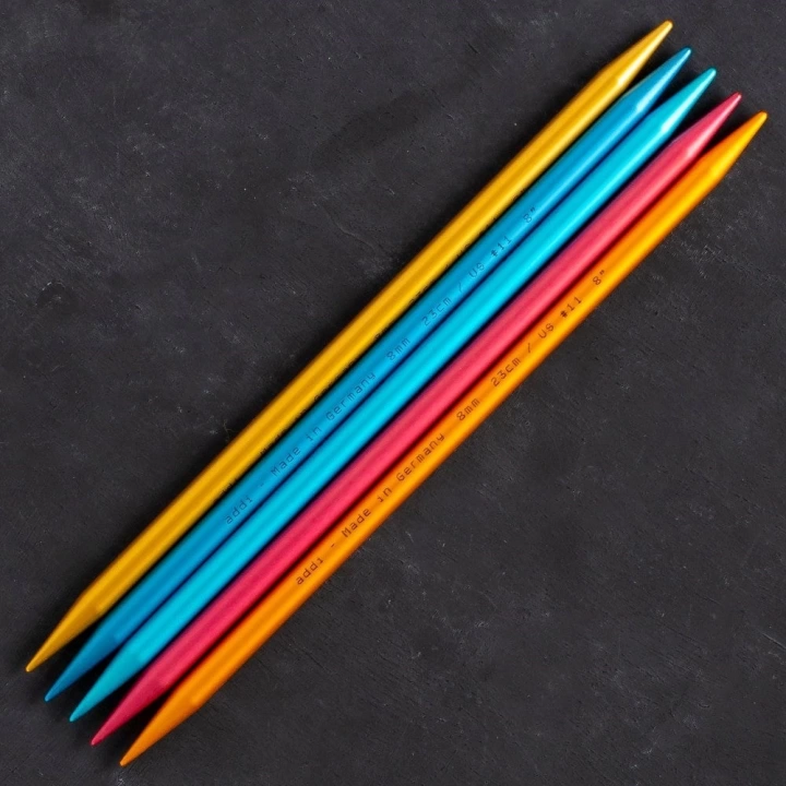 BFS Addi Colibri 8mm 23cm Renkli Çorap Şişi - 204-7