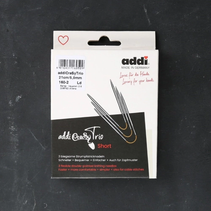 BFS Addi CrasyTrio 3 lü 5 Mm 21 Cm Misinalı Çorap Şişi