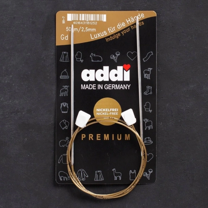 BFS Addi Flexi-Bel 2,5mm 50cm Esnek Örgü Şişi - 181-7