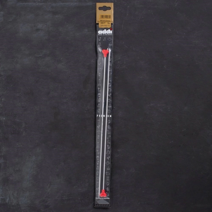 BFS Addi Kalpli 3mm 35cm Klasik Alüminyum Örgü Şişi -