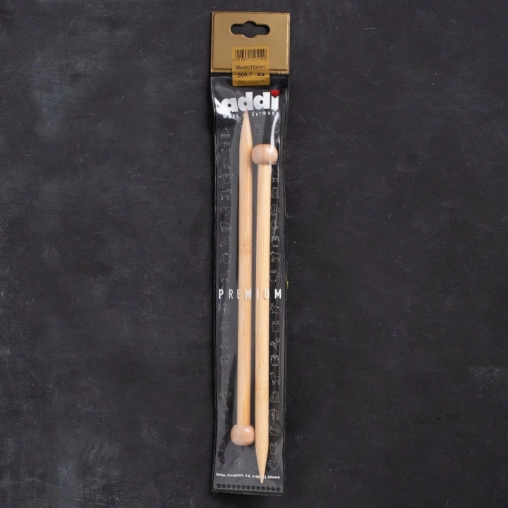 BFS Addi Premium 10mm 25cm Bambu Örgü Şişi - 5007025-1