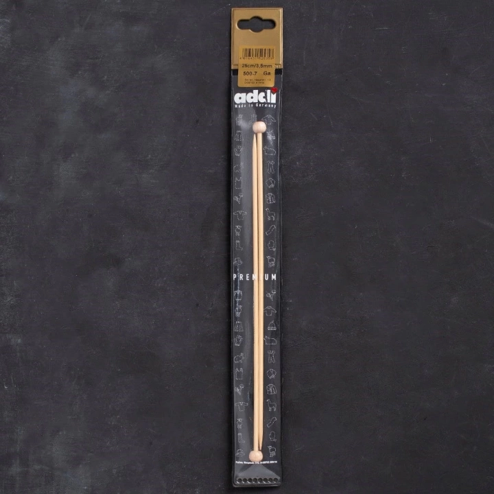 BFS Addi Premium 3,5mm 25cm Bambu Örgü Şişi - 5007025-