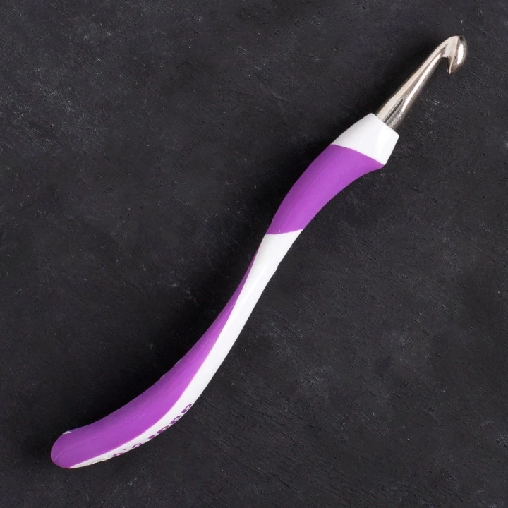 BFS Addi Swing 8mm 16cm Mor Ergonomik Yün Tığ - 140-7