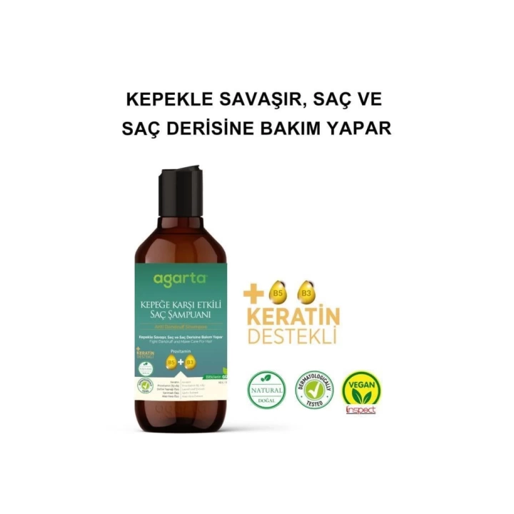 BFS   Agarta Doğal Kepeğe Karşı Şampuan 400 ml