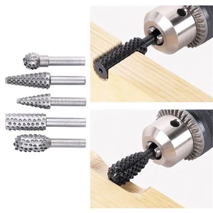 BFS  Ahşap Oyma Törpü Seti Tungsten