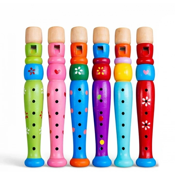 BFS Ahşap Renkli Flüt Küçük Alk4391