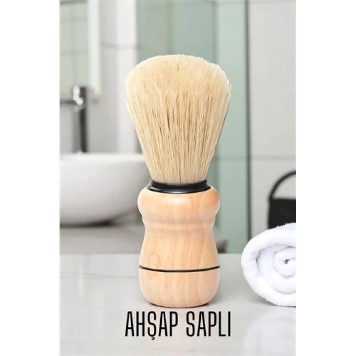 BFS  Ahşap Saplı Tıraş Fırçası