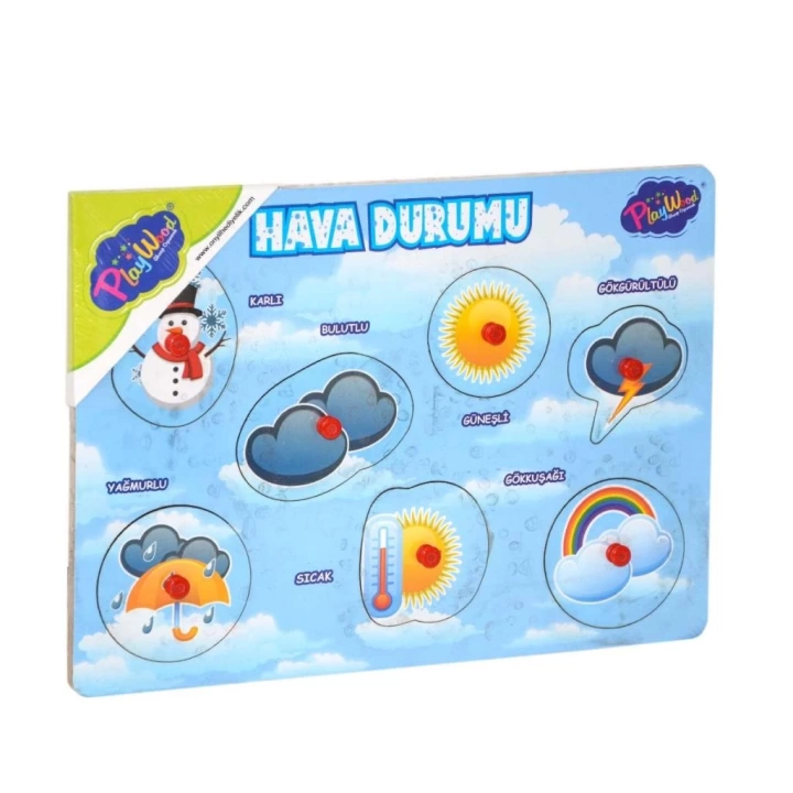 BFS   Ahşap Tutmalı Hava Durumu Puzzle