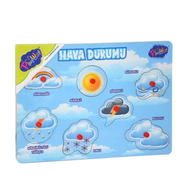 BFS   Ahşap Tutmalı Hava Durumu Puzzle
