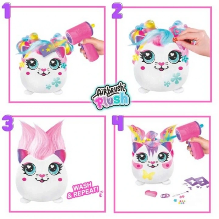 BFS Airbrush Peluş Saç Hobi Set