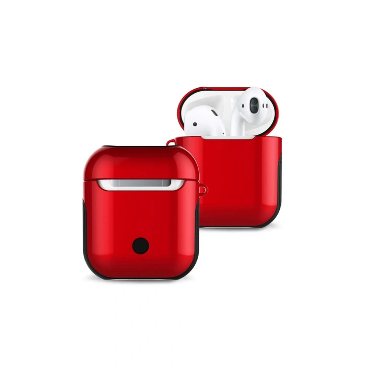 BFS Airpods 2 (2.nesil) 3in1 Kılıf - Kırmızı