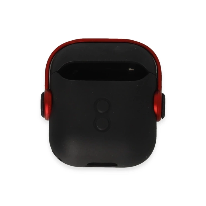 BFS Airpods 2 (2.nesil) Cool Kılıf - Siyah-Kırmızı