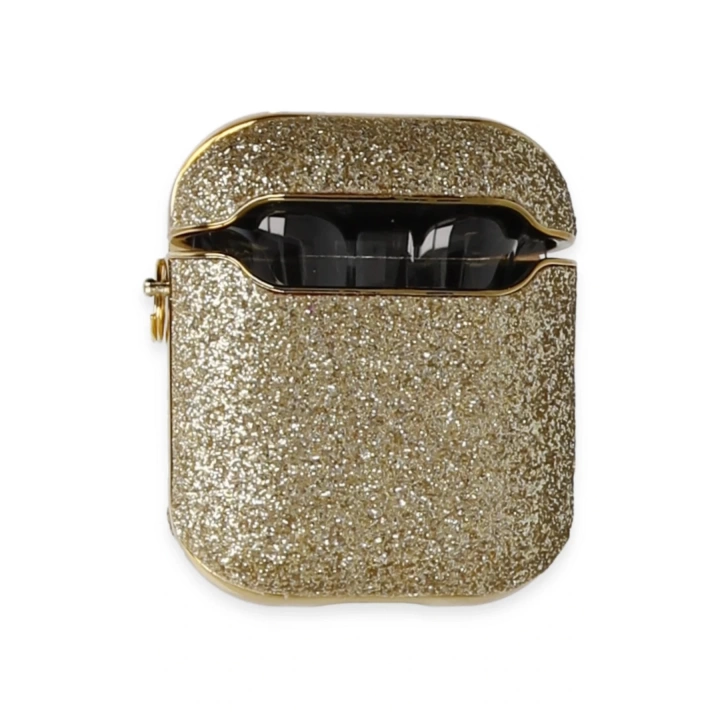 BFS Airpods 2 (2.nesil) Spell Simli Kılıf - Gold