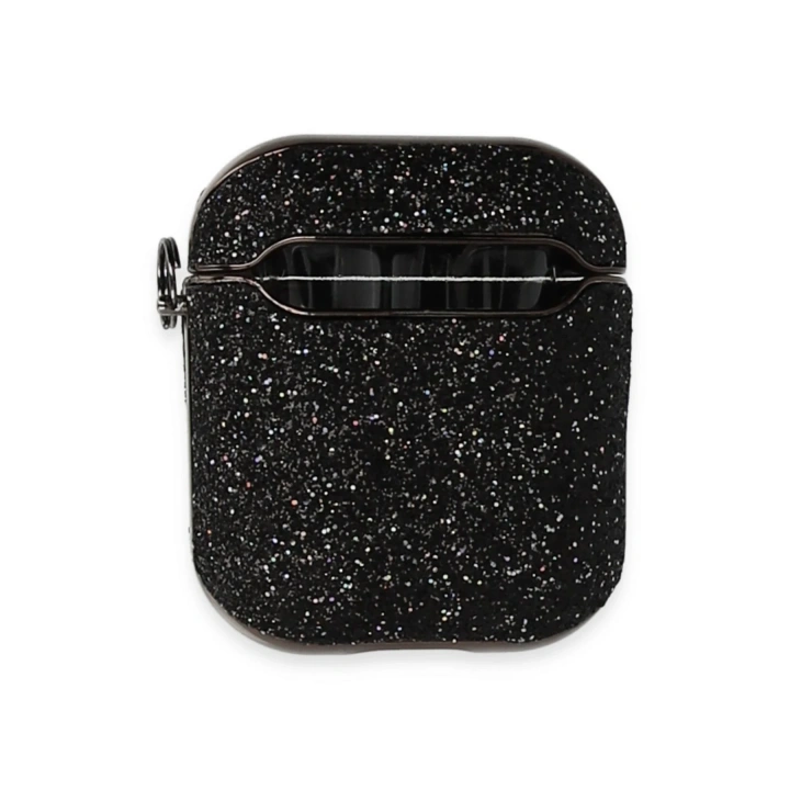 BFS  Airpods 2 (2.nesil) Spell Simli Kılıf - Siyah