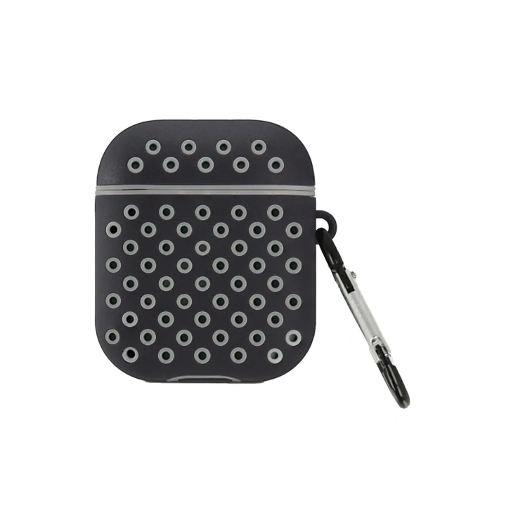 BFS  Airpods 2 (2.nesil) Spor Delikli Kılıf - Siyah-Gri