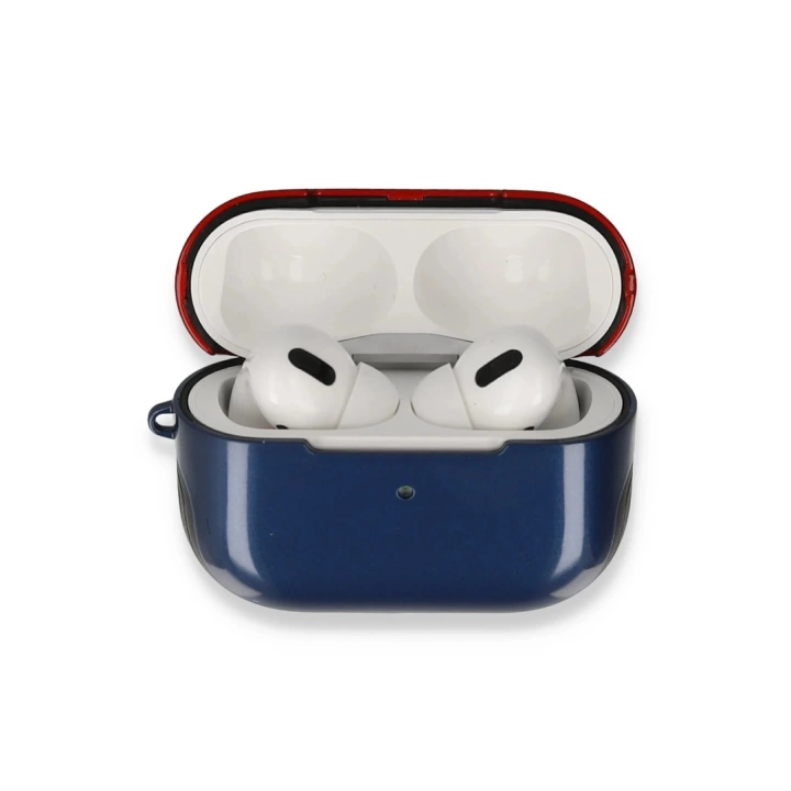 BFS Airpods 3 (3.nesil) 3in1 Kılıf - Lacivert-Kırmızı