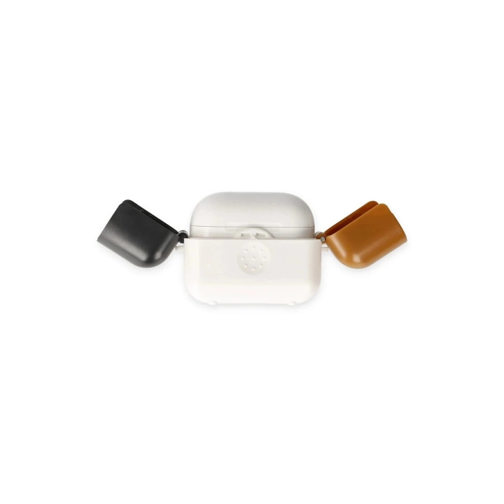 BFS Airpods 3 (3.nesil) Basmalı Kılıf - Beyaz-Siyah-Kahverengi