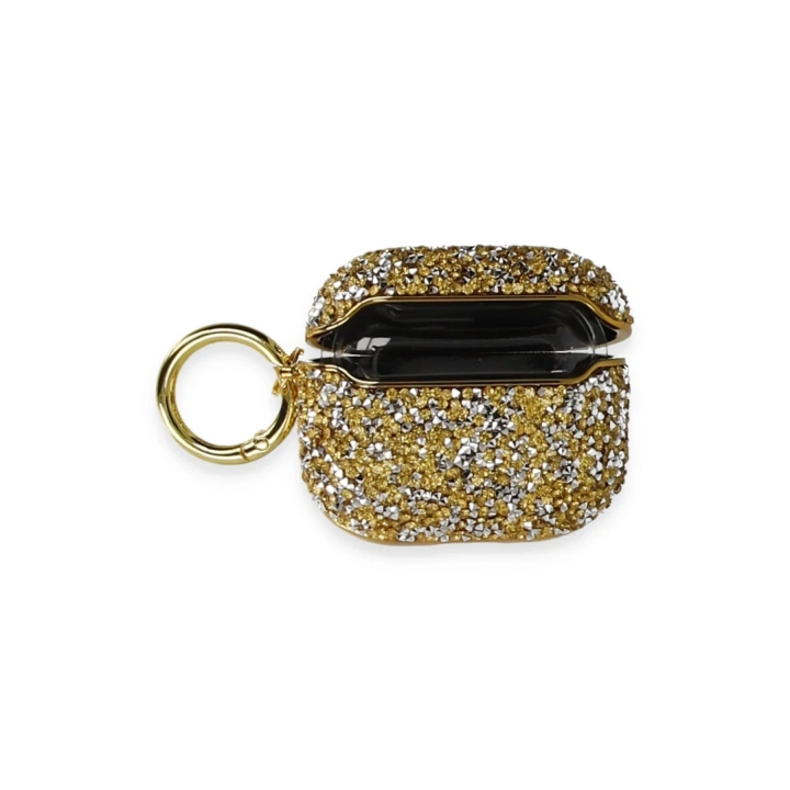 BFS  Airpods 3 (3.nesil) Mira Taşlı Kılıf - Gold