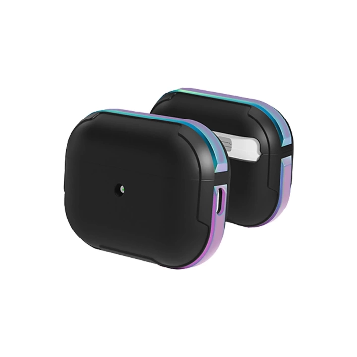 BFS Airpods 3 (3.nesil) MO-A8 Armor Kılıf - Rainbow