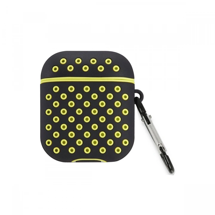 BFS  Airpods 3 (3.nesil) Spor Delikli Kılıf - Siyah-Sarı