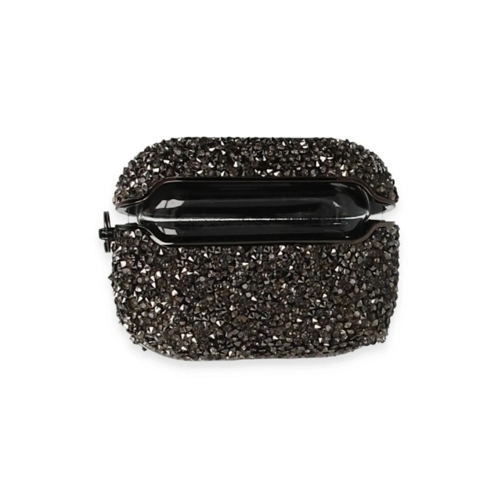 BFS  Airpods Pro (1.nesil) Mira Taşlı Kılıf - Siyah