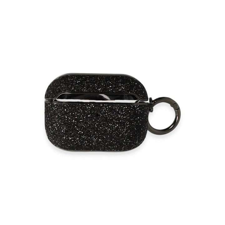 BFS Airpods Pro (1.nesil) Spell Simli Kılıf - Siyah