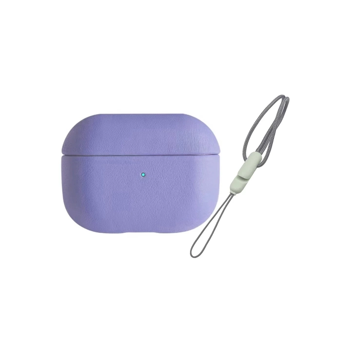 BFS Airpods Pro 2 (2.nesil) 405 Deri Kılıf - Lila