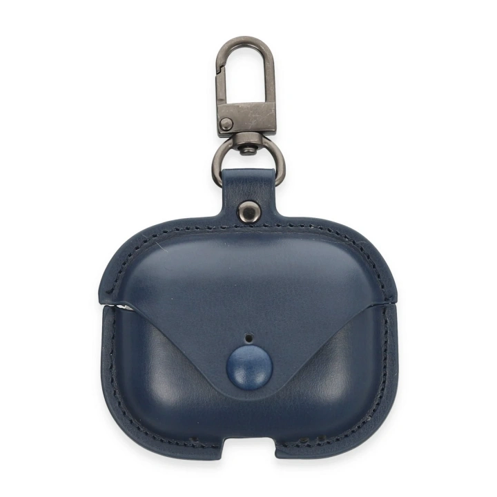 BFS  Airpods Pro 2 (2.nesil) Çanta Deri Kılıf - Lacivert