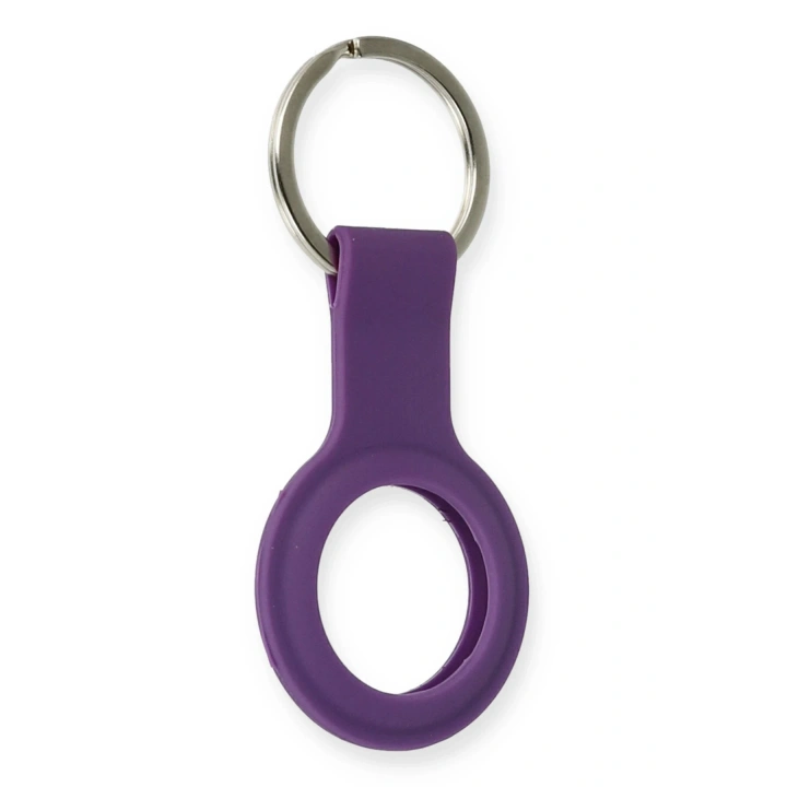 BFS  Airtag Silikon Kılıf - Mor