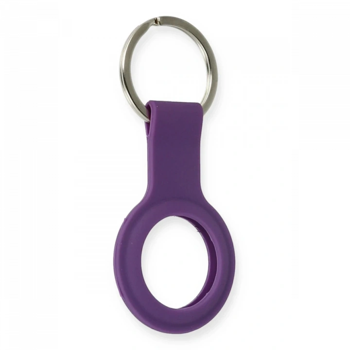 BFS  Airtag Silikon Kılıf - Mor