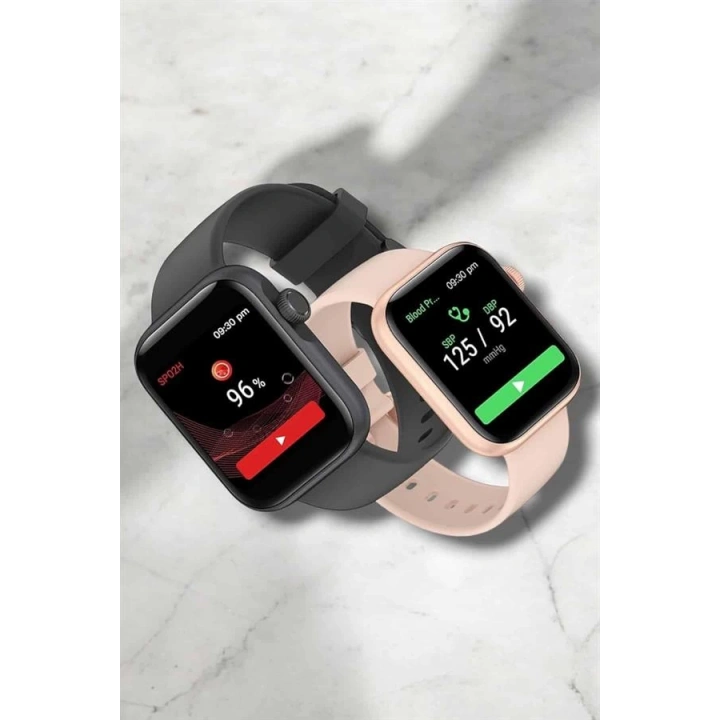 BFS Akıllı Saat Adım Sayar, Kalp Atışı İzleme Dokunmatik Bluetooth Bağlantılı