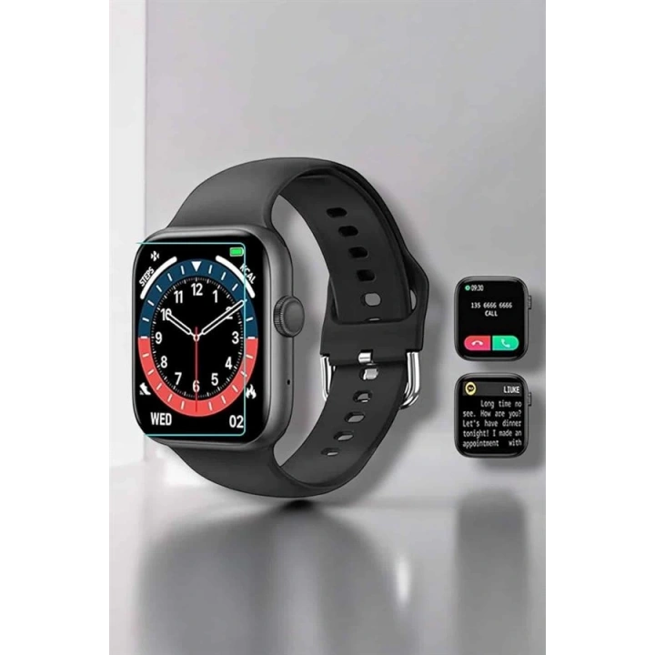 BFS Akıllı Saat Adım Sayar, Kalp Atışı İzleme Dokunmatik Bluetooth Bağlantılı