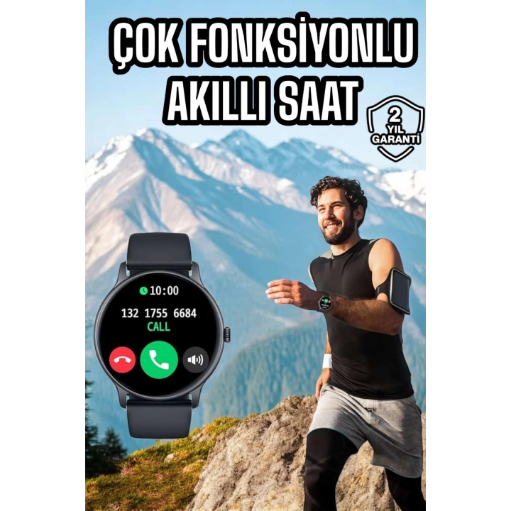 BFS Akıllı Saat Çok Fonksiyonlu Sesli Görüşme NFC Uyumlu Amoled Ekran