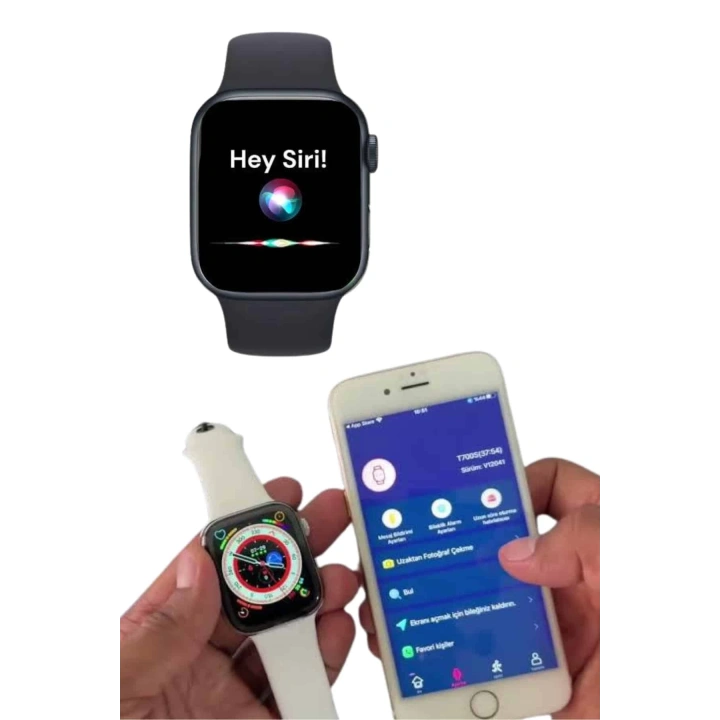 BFS Akıllı Saat Çok Fonksiyonlu Uyku Takibi Adımsayar Nabız Ölçer Arama Cevaplayan